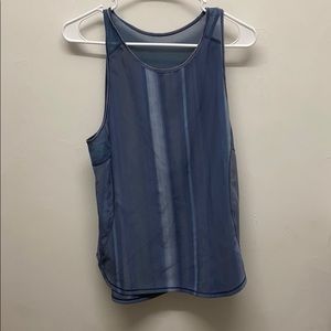 Lululemon Blue Patterned Tank